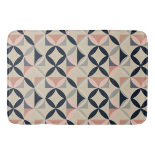 Midden eeuw modern geometrisch abstract patroon badmat