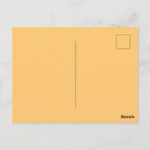 Midden eeuw modern geometrisch abstract patroon briefkaart (Achterkant)