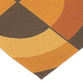 Midden eeuw modern geometrisch abstract patroon korte tafelloper (Hoek)