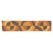 Midden eeuw modern geometrisch abstract patroon korte tafelloper (Horizontaal)