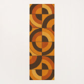 Midden eeuw modern geometrisch abstract patroon yogamat (Achterkant)