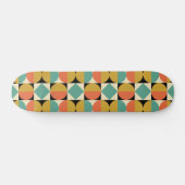Midden eeuw modern geometrisch abstract persoonlijk skateboard (Horizontaal)