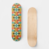 Midden eeuw modern geometrisch abstract persoonlijk skateboard (Voorkant)
