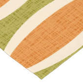 Midden-eeuw modern geometrisch ovaal patroon korte tafelloper (Hoek)