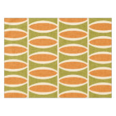 Midden-eeuw modern geometrisch ovaal patroon tafelkleed (Voorkant (Horizontaal))