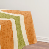 Midden-eeuw modern geometrisch ovaal patroon tafelkleed (Voorbeeld)