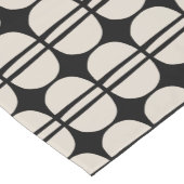 Midden eeuw modern geometrisch patroon korte tafelloper (Hoek)