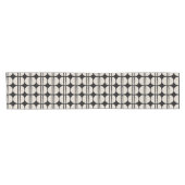 Midden eeuw modern geometrisch patroon korte tafelloper (Horizontaal)