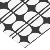 Midden eeuw modern geometrisch patroon korte tafelloper (Hoek)