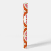 Midden Eeuw Modern Geometrisch Roze Oranje Patroon Case-Mate iPhone Case (Achterkant / Rechts)
