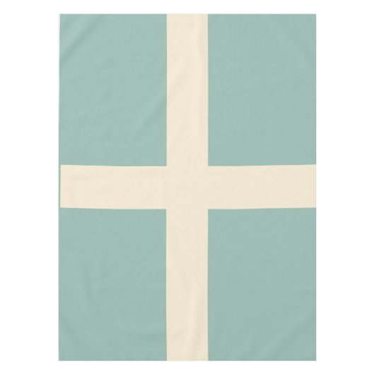 Midden eeuw modern geometrisch tafelkleed (Voorkant)