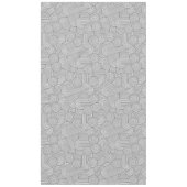 Midden Eeuw Modern Geometrische Boog Zwart Wit Tafelkleed (Voorkant)