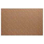 Midden Eeuw Modern Gestructureerd Bruin Stof (Yard (91,4 cm))