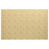 Midden Eeuw Modern Gestructureerd Geel Stof (Yard (91,4 cm))