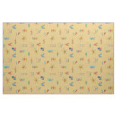 Midden Eeuw Modern Gestructureerd Geel Stof (Fat Quarter)