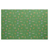 Midden Eeuw Modern Gestructureerd Groen Stof (Fat Quarter)