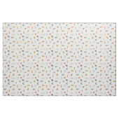 Midden Eeuw Modern Gestructureerd Wit Stof (Yard (91,4 cm))