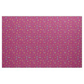 Midden Eeuw Modern Gestructureerde Donkerroze Stof (Yard (91,4 cm))