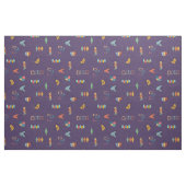 Midden Eeuw Modern Getextureerd Donker Paars Stof (Fat Quarter)