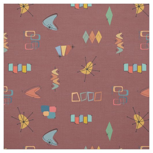 Midden Eeuw Modern Getextureerde Grijs Sangria Stof (Swatch)