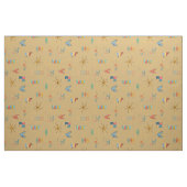 Midden Eeuw Modern Getextureerde Mosterd Stof (Fat Quarter)