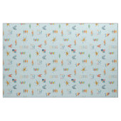 Midden Eeuw Modern Getextureerde Pastelblauw Stof (Fat Quarter)
