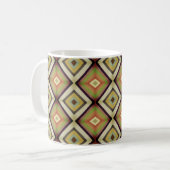 Midden eeuw modern gevoel geometrisch koffiemok (Voorkant links)
