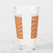 Midden eeuw modern herhalingspatroon glas (Links)