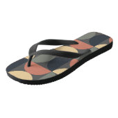 Midden Eeuw Modern Houtskool Zalm Teenslippers (Schuin)