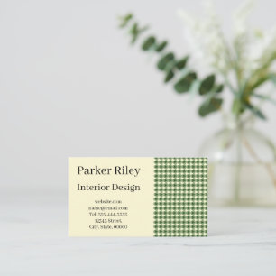 Midden Eeuw Modern Interieur Ontwerper Retro Patro Visitekaartje