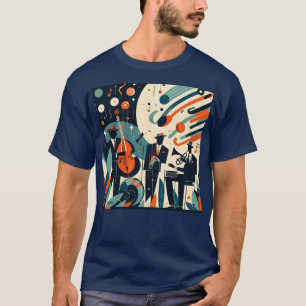 Midden Eeuw Modern Jazz Age Trio T-shirt