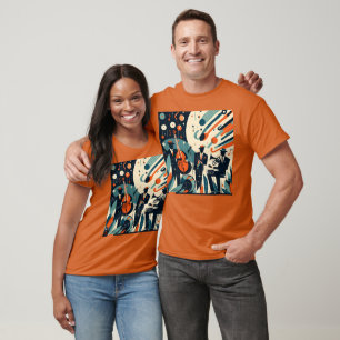 Midden Eeuw Modern Jazz Age Trio T-shirt