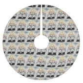 Midden eeuw modern Kerstmis jaren 50 Koorjongens   Kerstboom Rok (Voorkant)