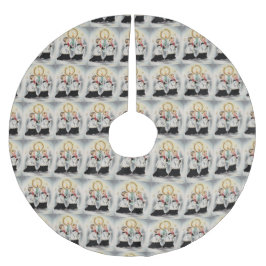 Midden eeuw modern Kerstmis jaren 50 Koorjongens Kerstboom Rok