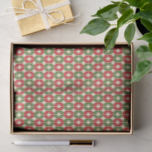 Midden eeuw modern Kerstmis Retro stervormen Tissuepapier