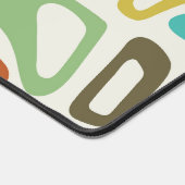 Midden-Eeuw modern, kleurrijk groovy retro patroon Bureaumat (Hoek)