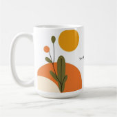 Midden eeuw modern koffiekopje koffiemok (Links)