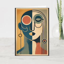 Midden Eeuw Modern Kunst Abstract Niet-conformisti Kaart