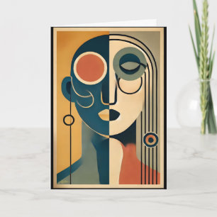 Midden Eeuw Modern Kunst Abstract Niet-conformisti Kaart