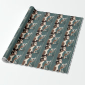 Midden eeuw modern kunst de Martini DIva Cadeaupapier (Uitgerold)