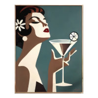 Midden Eeuw Modern Kunst De Martini DIva