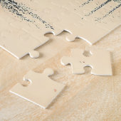 Midden eeuw modern martini pastel minimalistische  legpuzzel (Zijkant)