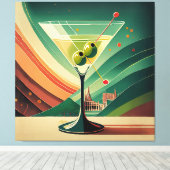 Midden Eeuw Modern Martini Reis Kathedraal Uitzich Canvas Afdruk (Insitu (Houten vloer))