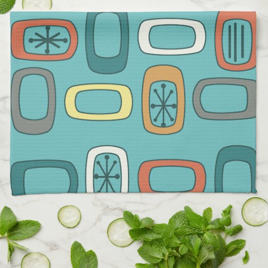 midden eeuw modern , midden - eeuw , kunst , meetk theedoek (Gevouwen)