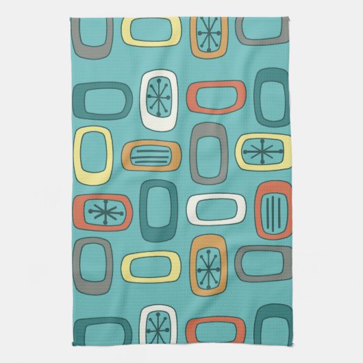 midden eeuw modern , midden - eeuw , kunst , meetk theedoek (Verticaal)