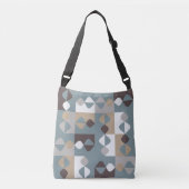 Midden Eeuw Modern - Mint Chocolade Karamel Crossbody Tas (Voorkant)