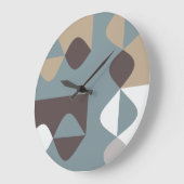 Midden Eeuw Modern - Mint Chocolade Karamel Grote Klok (Hoek)