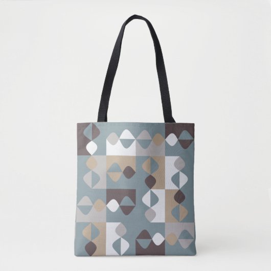 Midden Eeuw Modern - Mint Chocolade Karamel Tote Bag (Voorkant)
