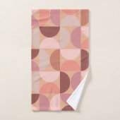 Midden eeuw modern patroon Peach Fuzz Bad Handdoek (Handdoek)