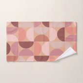 Midden eeuw modern patroon Peach Fuzz Bad Handdoek (Handdoek)